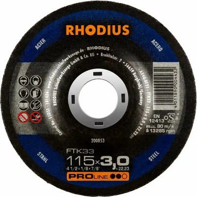Rhodius Rezný kotúč 115 x 3,0 x 22,23 mm 200853