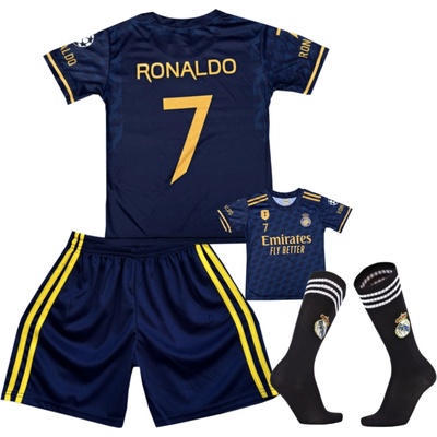 Numberoplus Dětský fotbalový dres + fotbalové ponožky Real Madrid - Cristiano Ronaldo CR7 – Sleviste.cz