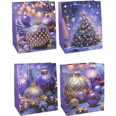 Darčeková taška vianočná 26x10x32cm -
