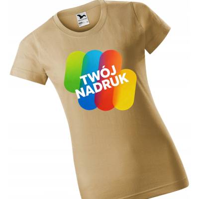 Základné 134 Dámske tričko pieskové