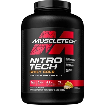 MuscleTech Nitro Tech / Whey Gold [2270 грама] Банан