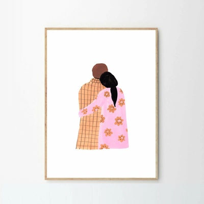 Moikka Plakát Couple by Laura Page 21x29,7 (A4)