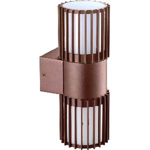 Brilagi - Външно стенно осветително тяло ARMOR 2xGU10/35W/230V IP44 кафяво (BG6922)