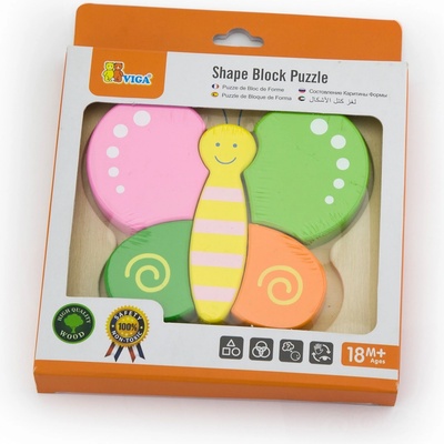 Viga puzzle motýl
