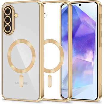 Tech-Protect Калъф Tech-Protect MagFlex MagSafe за Samsung Galaxy A56 5G - прозрачен златен (5906302362240)
