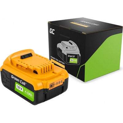 Baterie Green Cell PTDW18V4 Dewalt DCB180/DCB181/DCB182/DCB183/DCB184/DCB185/DCB187/DCB189/DCB200/DCB201/DCB203/DCB204/DCB205/DCB206 18V 4000mAh Li-ion - neoriginální – Zbozi.Blesk.cz