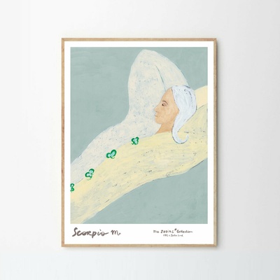 The Poster Club Plagát Blue Lady by Stine Belden Røed 50x70cm