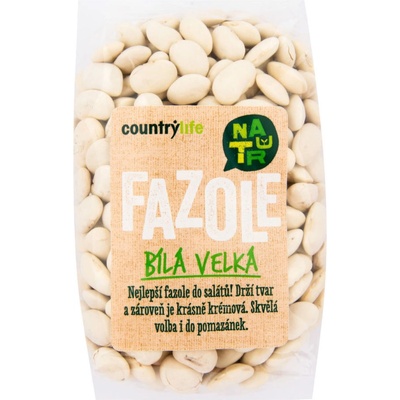 Country Life Fazole bílá velká 0,5 kg – Zboží Mobilmania