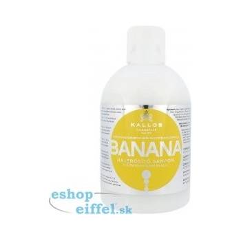 Kallos Banana Shampoo posiľujúci šampón na vlasy multivitamín 1000 ml