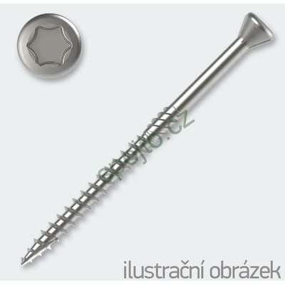 Terasový vrut 5x 40 balení 100 ks Nerez AISI