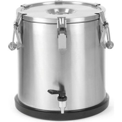 Termoska Profi Line na prepravu potravín – s kohútikom, HENDI, Profi Line, 20L, ø330x(H)360mm