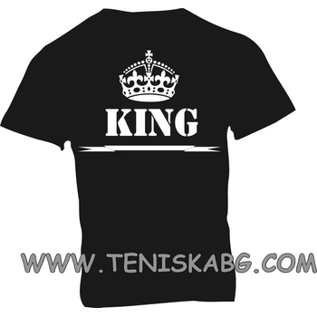 Image 1 of Fruit of the Loom Тениска с надпис - King