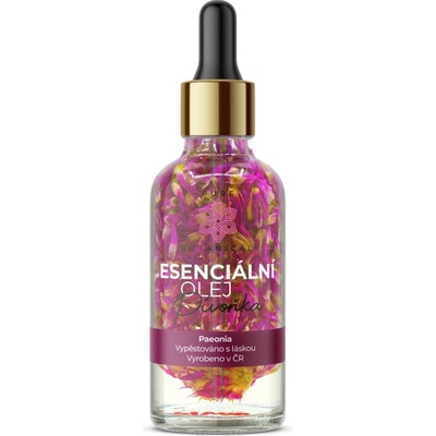 LeFleur 100% prírodný esenciálny olej Pivonka s okvetnými lístkami 30 ml