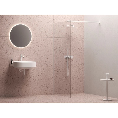Ravak Wall walk-in sprchová zástěna 60 x 200 cm bílá matná sklo transparent GW9W00E0SZ1