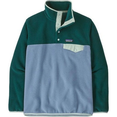 Patagonia W's LW Synch Snap-T P/O modrá/svetlo modrá