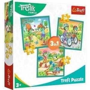 Trefl 3in1 Puzzles Meet Trefliki TREFL
