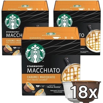 Starbucks Caramel Macchiato by NESCAFE DOLCE GUSTO 3 x 12 ks
