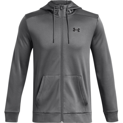 Under UA Armour Fleece FZ Hoodie-GRY 1373357-025