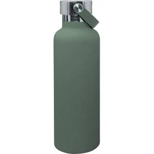 Nerthus 750 мл спортна бутилка с дръжка цвят маслинено зелен от Nerthus