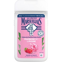 Le Petit Marseillais Raspberry&Peony krémový sprchový gel 250 ml