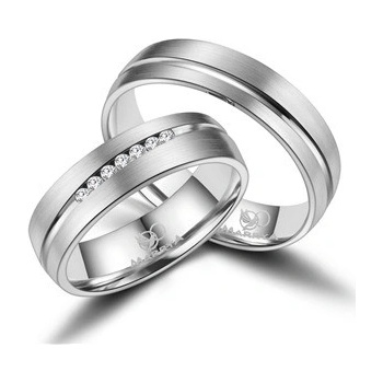 Marrya Pánský snubní prsten nerezová ocel ES09 P