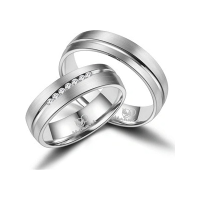 Marrya Pánský snubní prsten nerezová ocel ES09 P