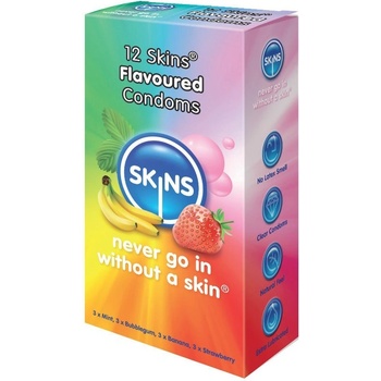 Skins - Condom Flavours, 12 pcs