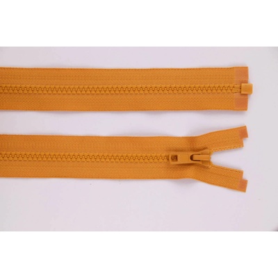 de-park Zip YKK - 55cm - dělitelný - hořčicová - 128