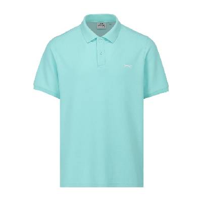 Мъжка блуза с яка Slazenger Plain Polo Shirt Mens - Aqua