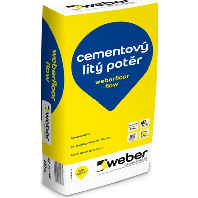Weber Cementový potěr WEBER.floor CP Flow 25 kg