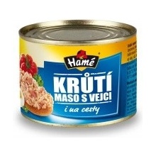 Hamé Krůtí maso s vejci, 180g