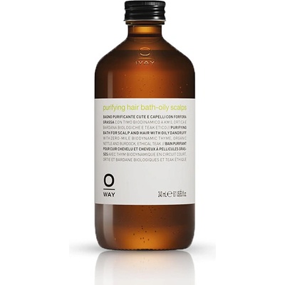 OWAY Organic Way Шампоан против мазен пърхот Oway Purifying Hair Bath Oily Scalps 240ml