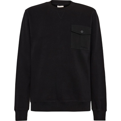KnowledgeCotton Apparel Мъжки пуловер KnowledgeCotton Apparel Regular Sweat With Pocket Jumper - Black Jet (017-4148-0112)