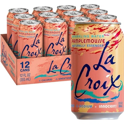 La Croix sycený nápoj s příchutí grepu 12 x 355 ml