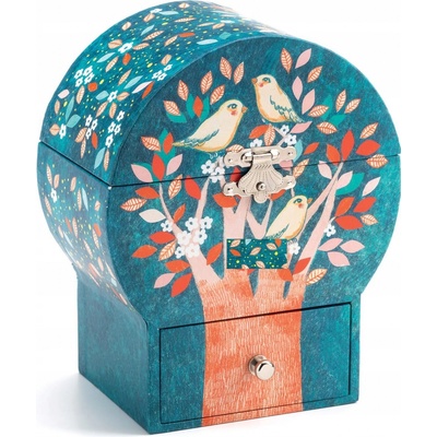 Djeco Nightingales šperkovnice modrá