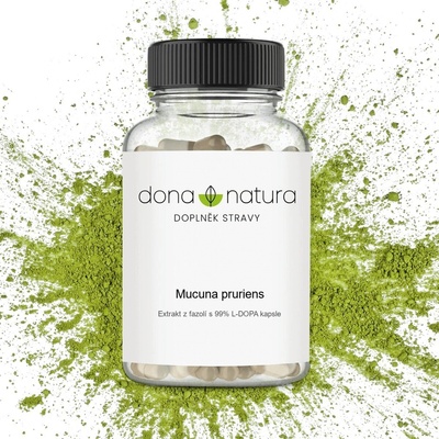 Botanic Mucuna pruriens - Extrakt z fazolí s 99% L-DOPA 60 kapslí