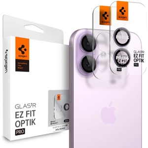 Spigen Протектор - Камера (2 бр. ) - iPhone 17 / 16 Plus / 16 - Spigen Optik. tR EZ Fit Pro - Лилав