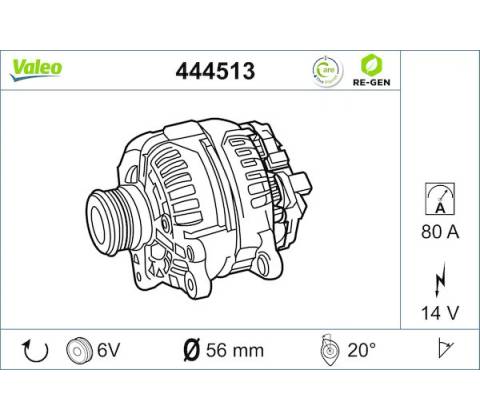 generátor VALEO 444513
