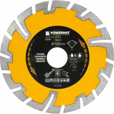 Powermat segmentový diamantový kotúč 125 mm PM-TDCS-1254T