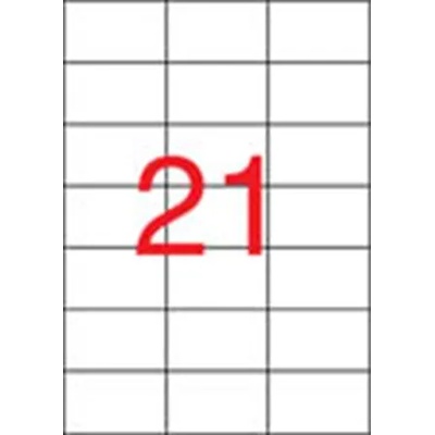 APLI Етикет, универсален, 70x42, 4 mm, APLI, 2100 етикета/пакет 1276/3136 (1276/3136)