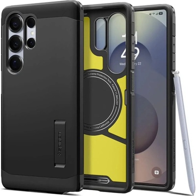 Spigen Калъф Spigen Tough Armor MagSafe за Samsung Galaxy S25 Ultra - черен (8809971237956)