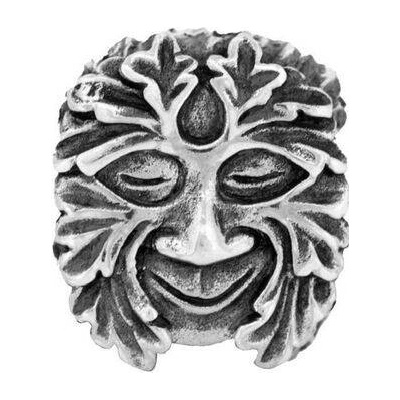 Stříbrný šperk Zelený Muž - Black Raven Beads Ag 925/1000, 4 g