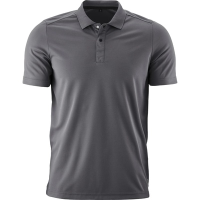 Gonso Мъжка фланелка с къс ръкав за колоездене Gonso Essential Poloshirt Cycling jersey - Mercury Gray - размер 4XL (056-1890-1617)