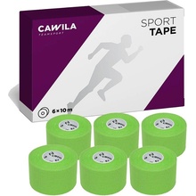 Cawila Sporttape COLOR 6er Set 1000710756 zelená 3,8cm x 10m