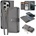 Dux Ducis Кожен калъф Dux Ducis Lawa за iPhone 16 Pro със свалящ се магнитен портфейл - сив (6934913004975)