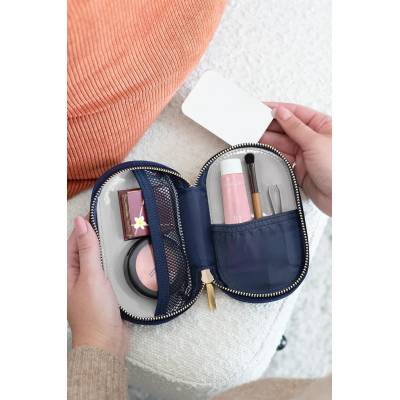 Stackers Козметична чанта Stackers Compact Velvet в тъмносиньо (76301)