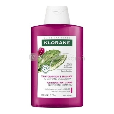 KLORANE Hydratační šampon s opuncií 200 ml