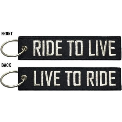 Přívěsek na klíče Live to ride