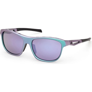 Adidas Мъжки очила Adidas eyewear SP0118 Mirror S3 Running glasses - Matte Dark Green / Lavender Mirror - размер One Size (205-7223-0211)