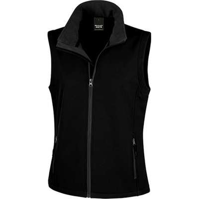 Result dámska softshellová vesta R232F Black